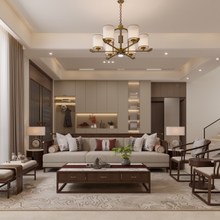 新中式客厅