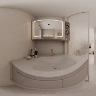 现代卫生间干区