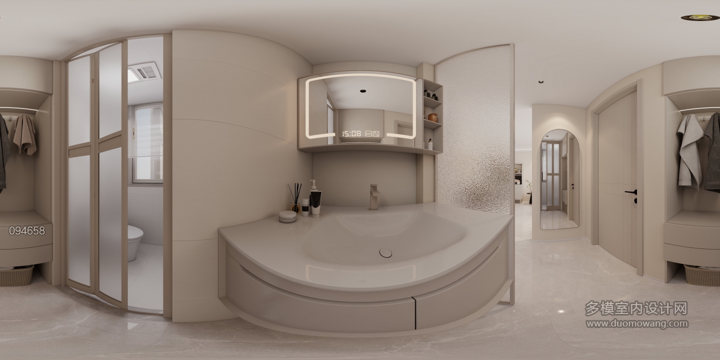 现代卫生间干区