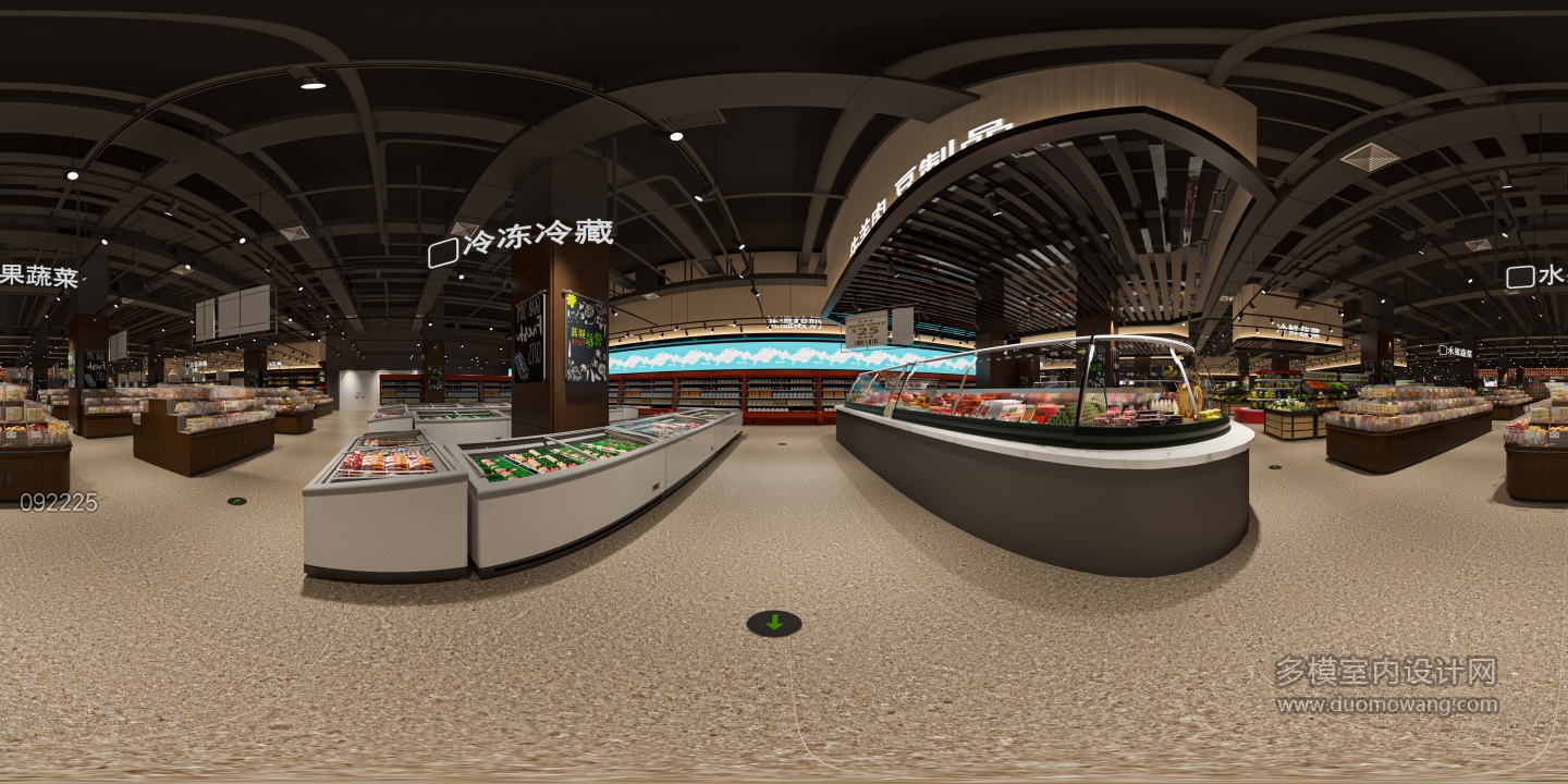现代超市全景3