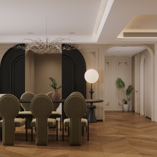 现代2楼客厅特写2