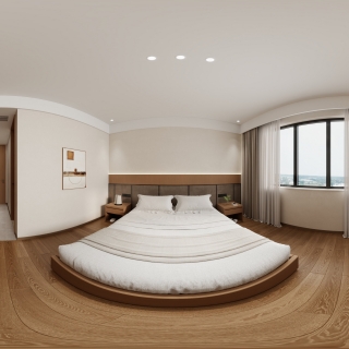 现代房间一全景