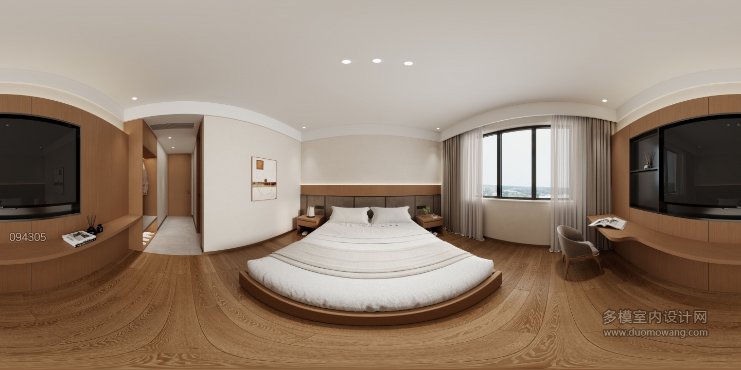 现代房间一全景