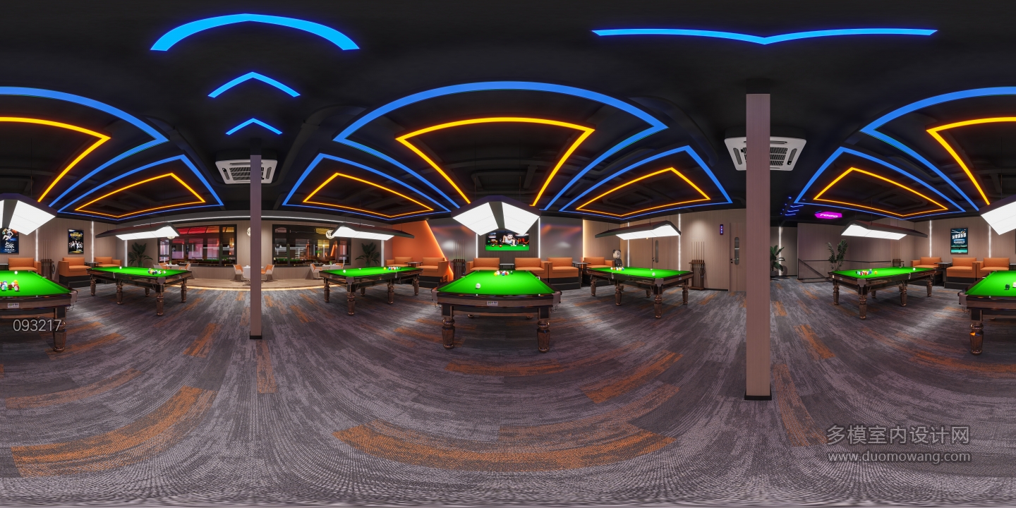 工业台球室二楼360