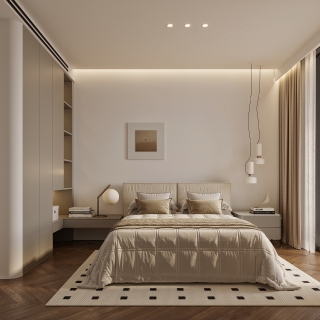 现代一层老人房特写