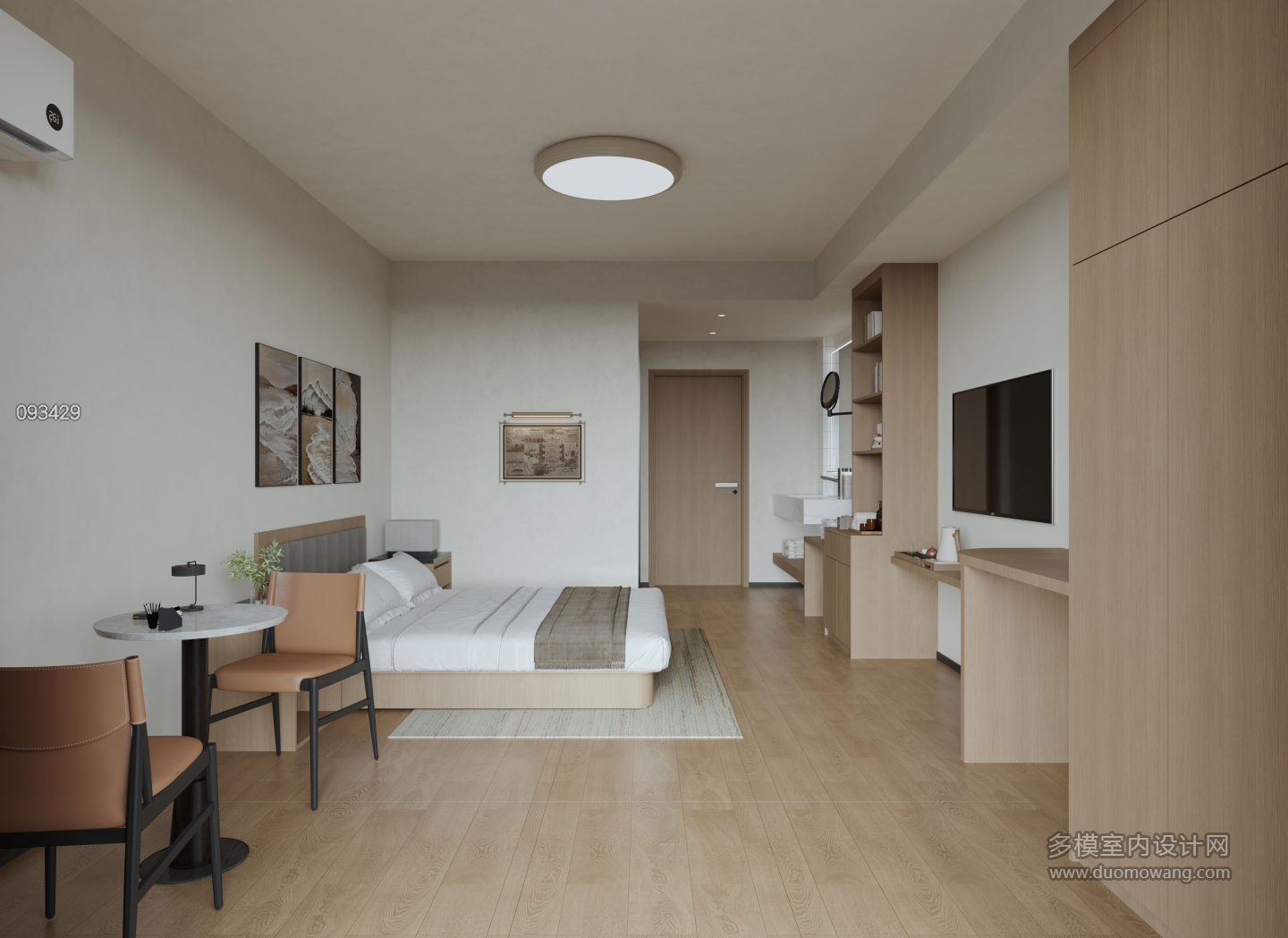 现代 单人间 宿舍 单张