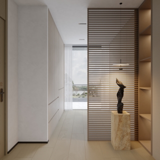 现代二楼衣帽间静态