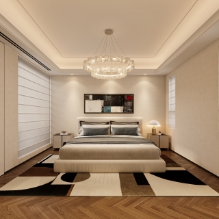 现代二层男孩房特写