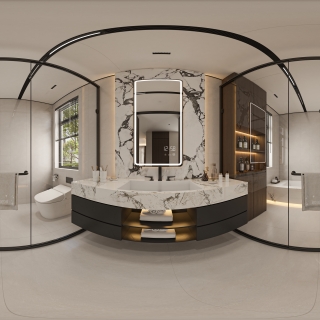 现代三楼卫生间 360