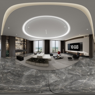 意式会客区全景