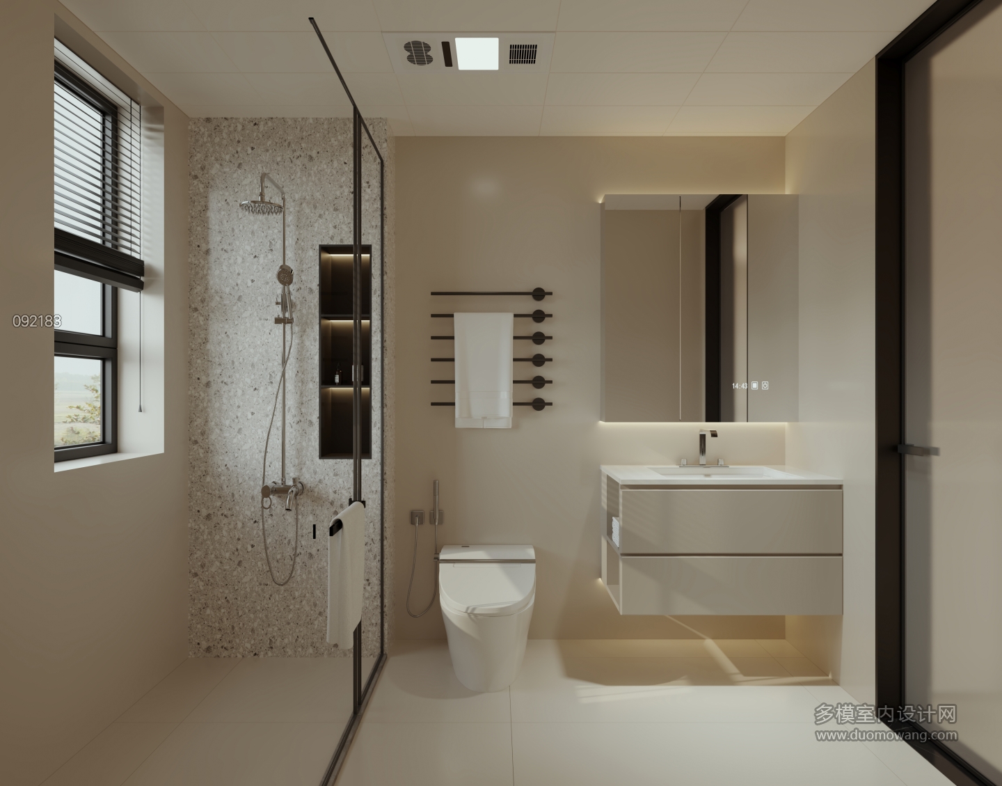 现代 主卫 单张