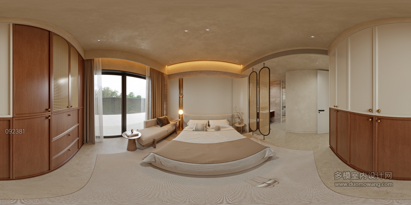 甘露山一层_一层主卧室