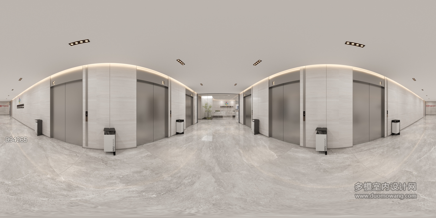 电梯厅全景