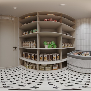 法式-一层卫生间全景