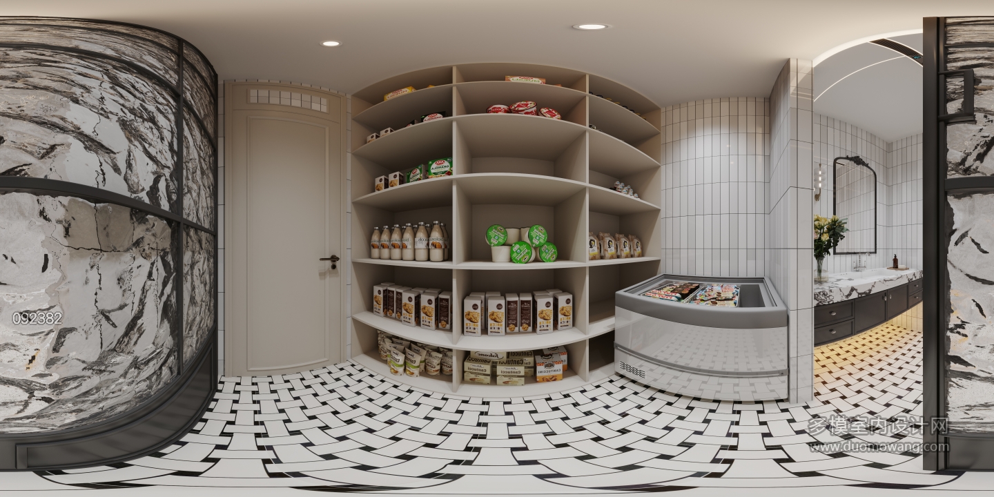 法式-一层卫生间全景