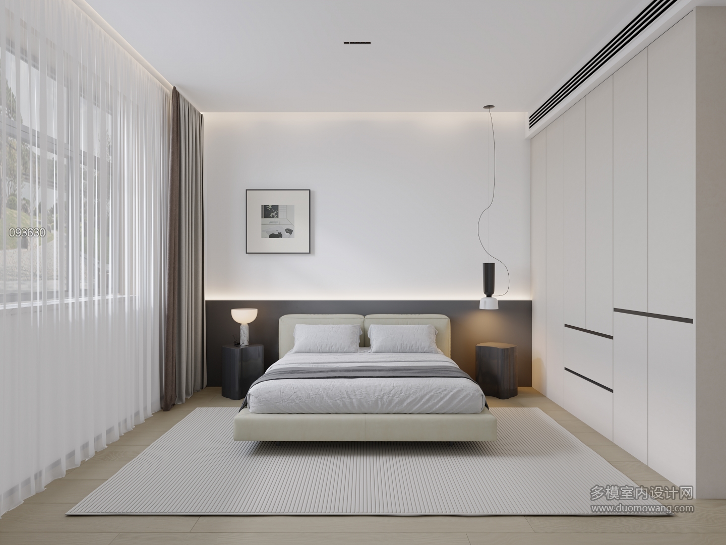 现代二楼男孩房静态