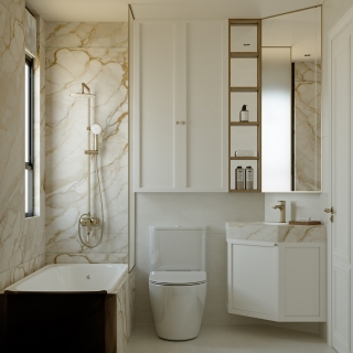 现代卫生间单张