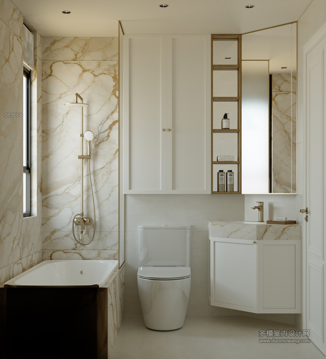 现代卫生间单张