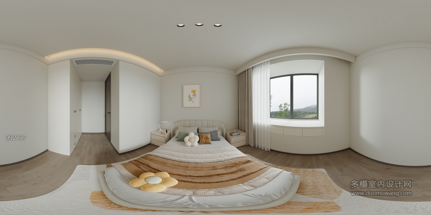 现代儿童房全景