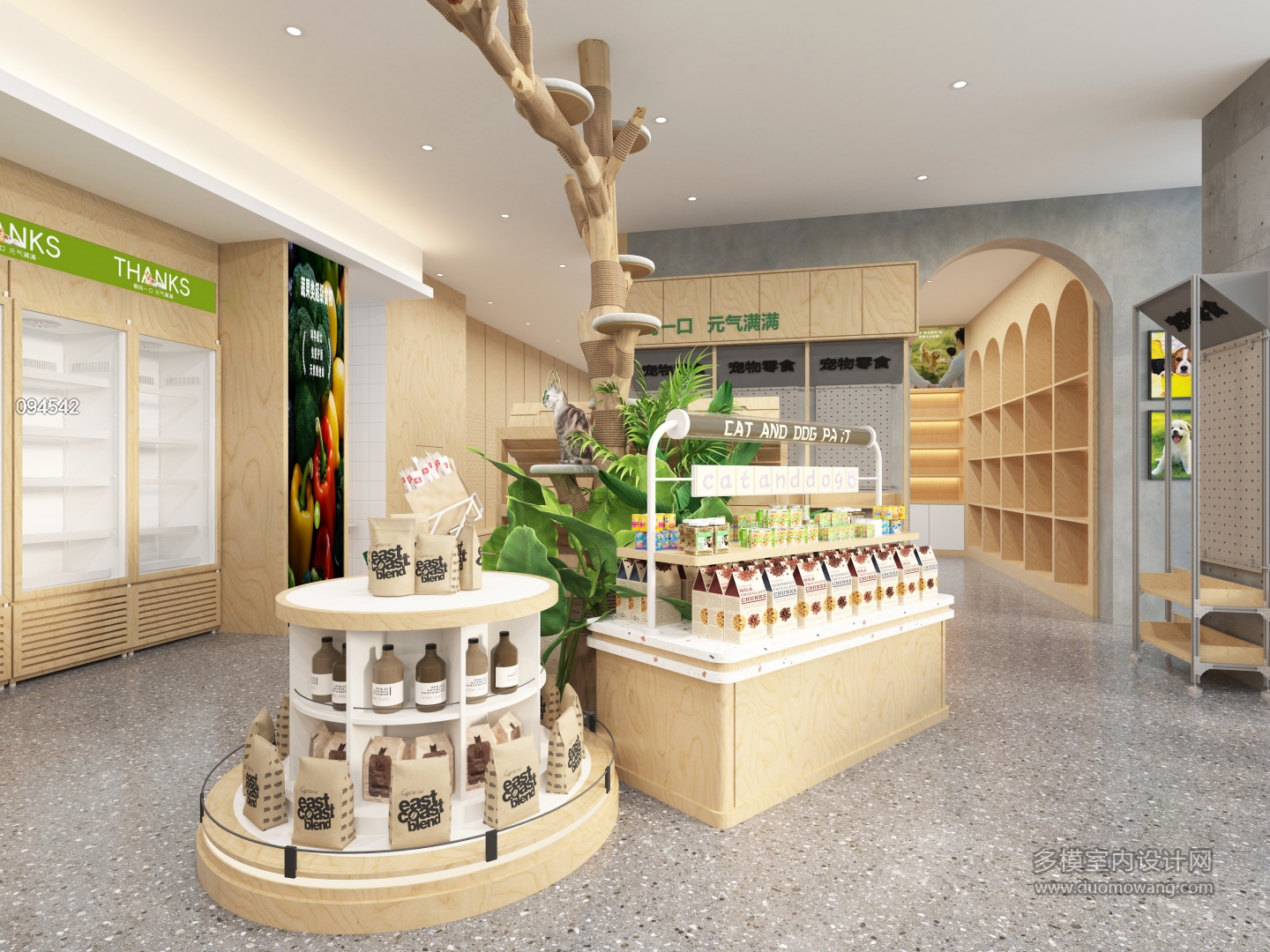 现代宠物店大厅单张 (3)