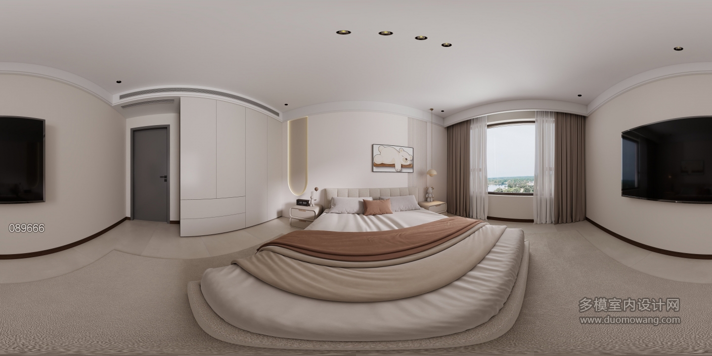 新中式三楼卧室2