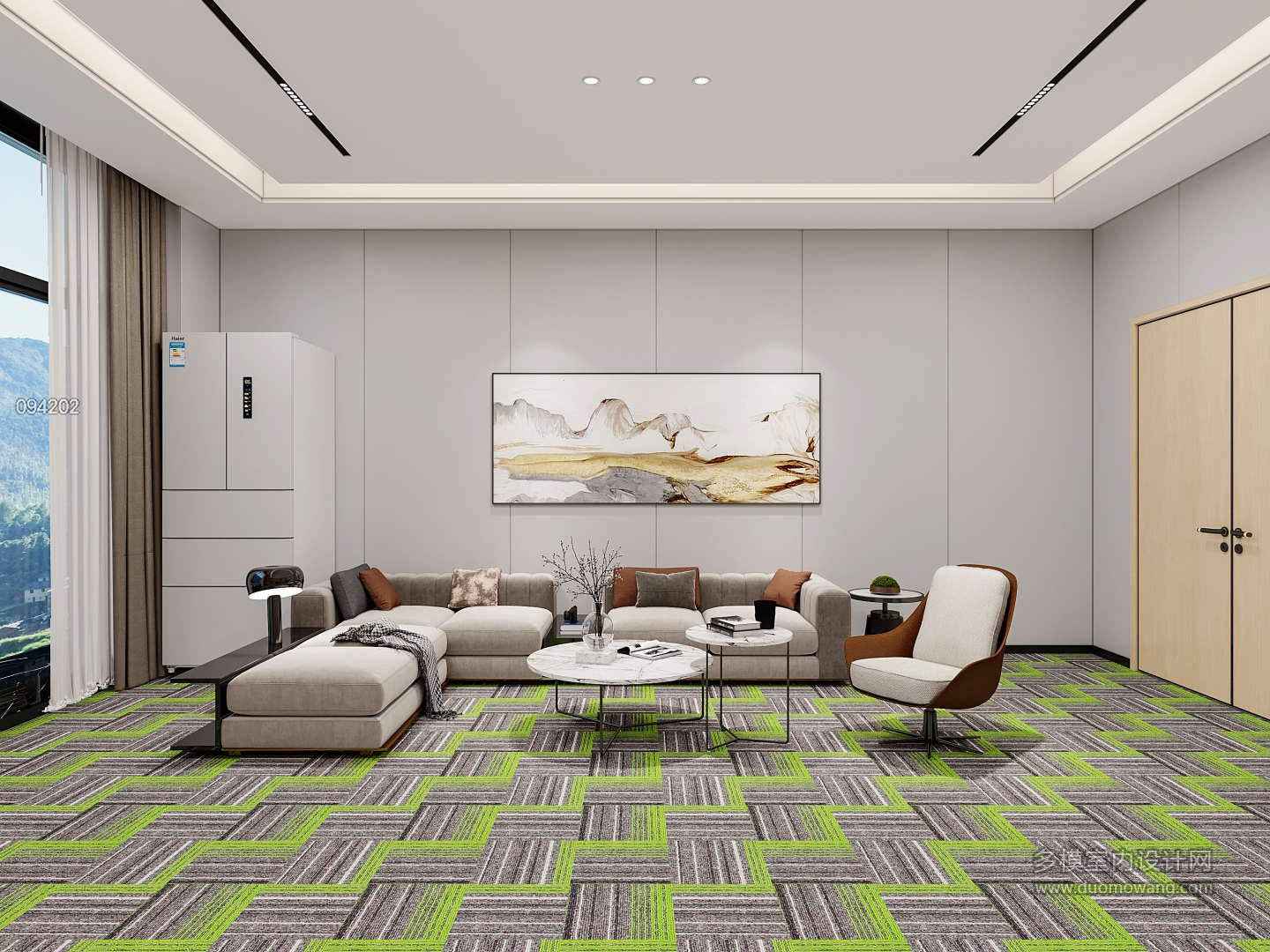 风中劲草-办公室_2024070450279_互动式灯光混合