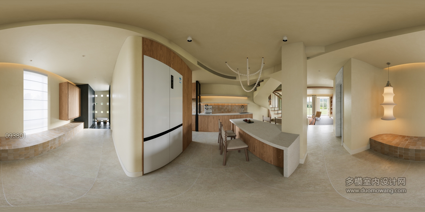 中古风一楼餐厅360