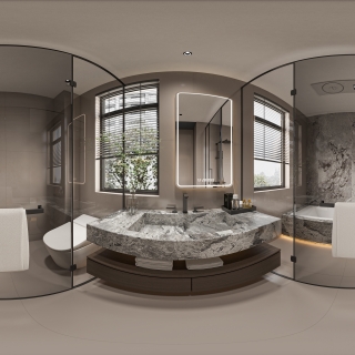 现代二楼主卫 360