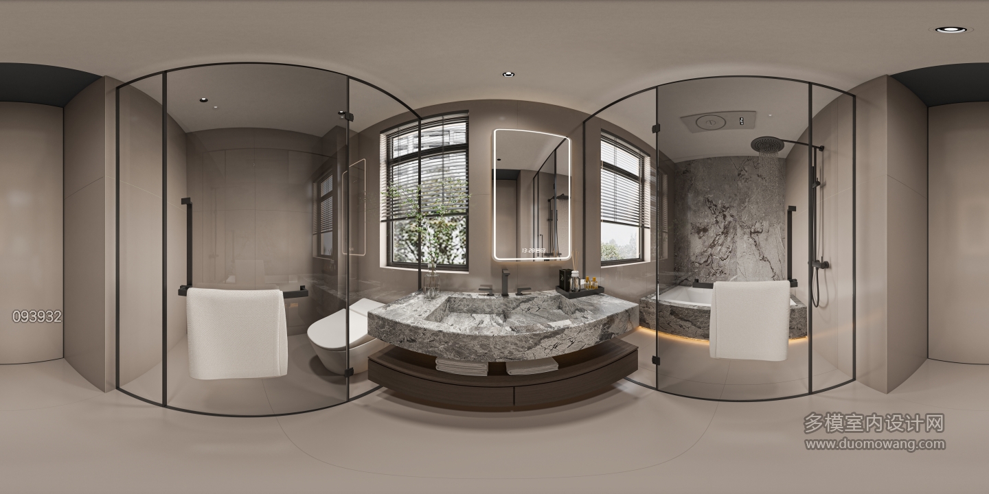 现代二楼主卫 360