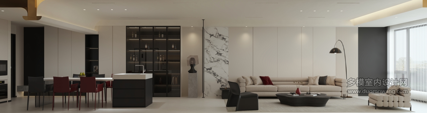 现代 客餐厅 单张1