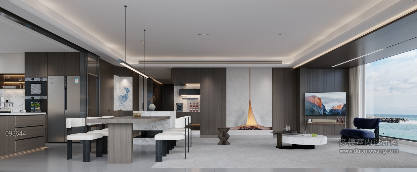 意式电视背景特写