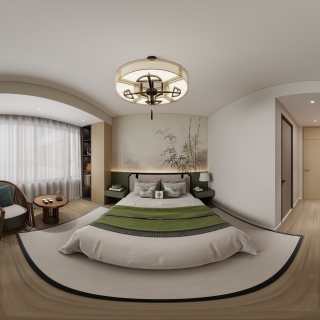 新中式卧室