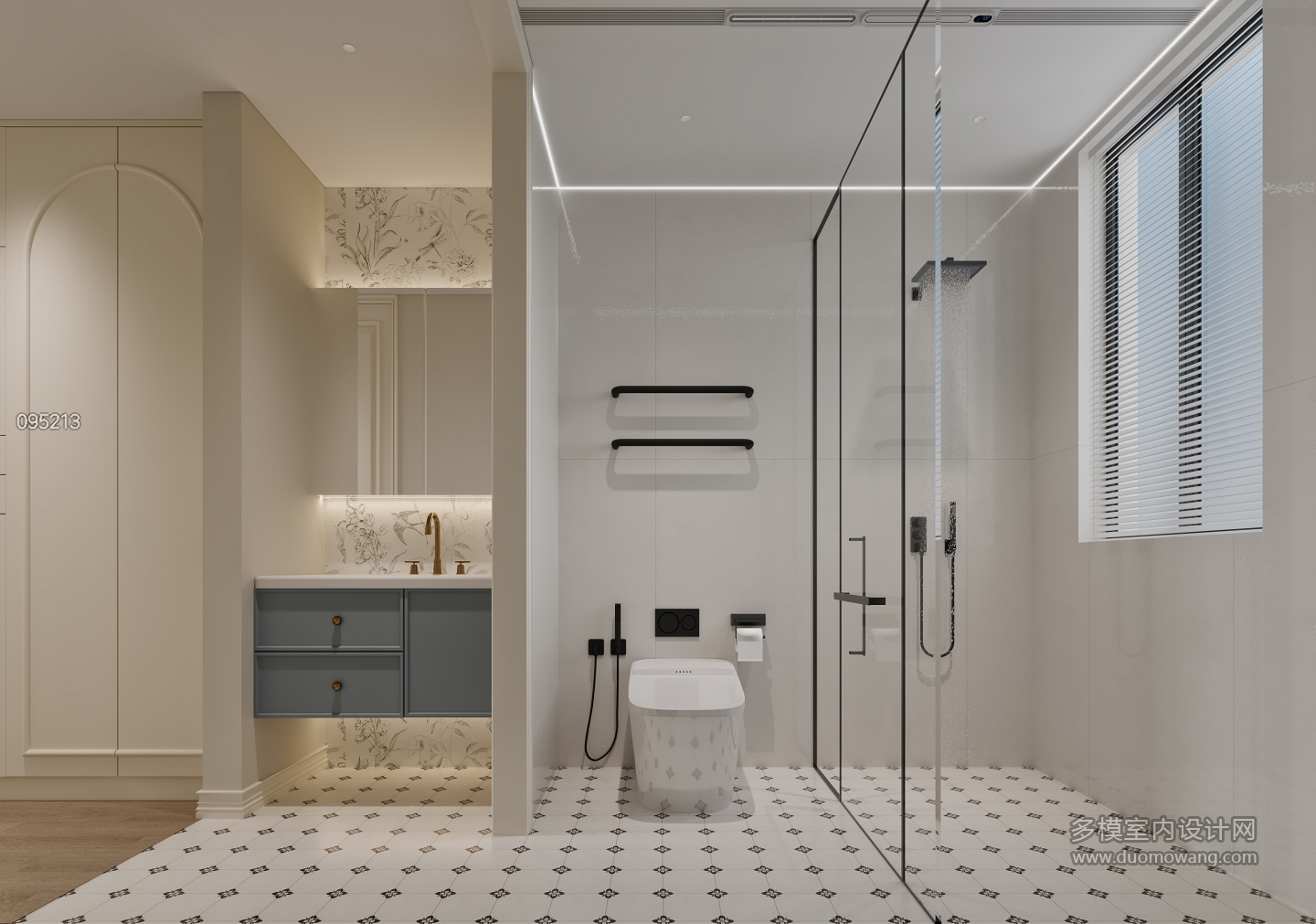 轻法女儿房卫生间特写