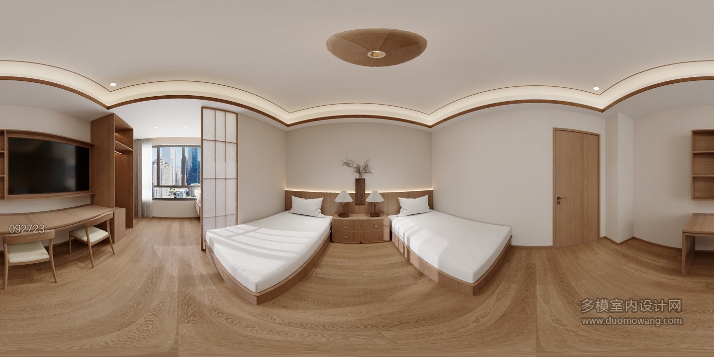 原木民宿双人间