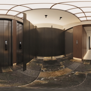 负二层玄关全景