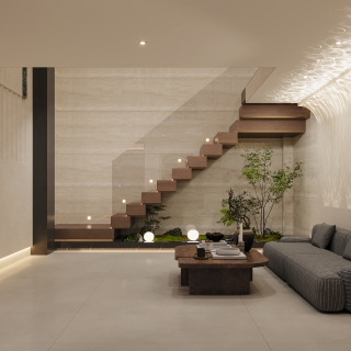 负二层客厅视角1