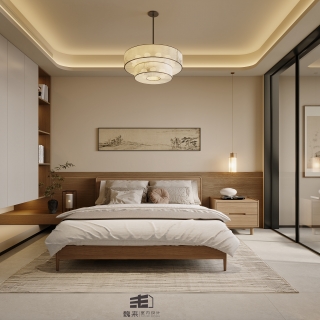 二层宋代中式次卧特写