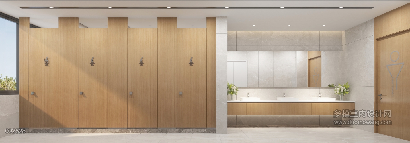 现代2层卫生间001