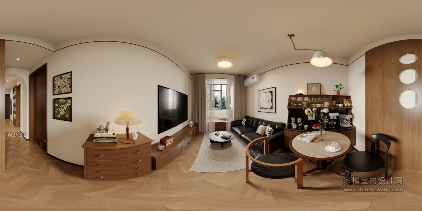 法式中古客餐厅全景