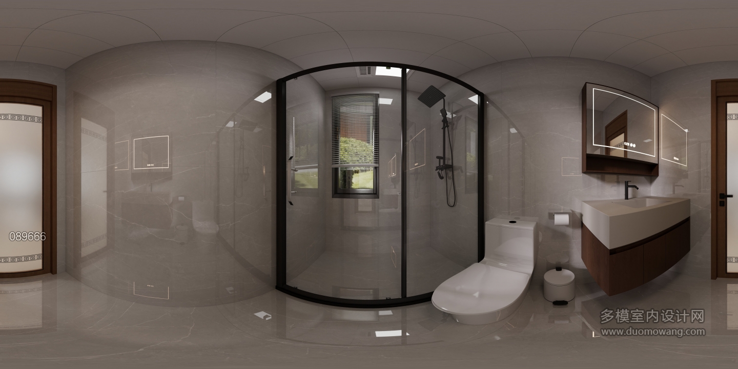 新中式一楼卫生间