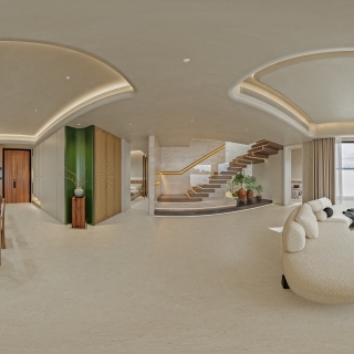 甘露山一层122_一层客厅