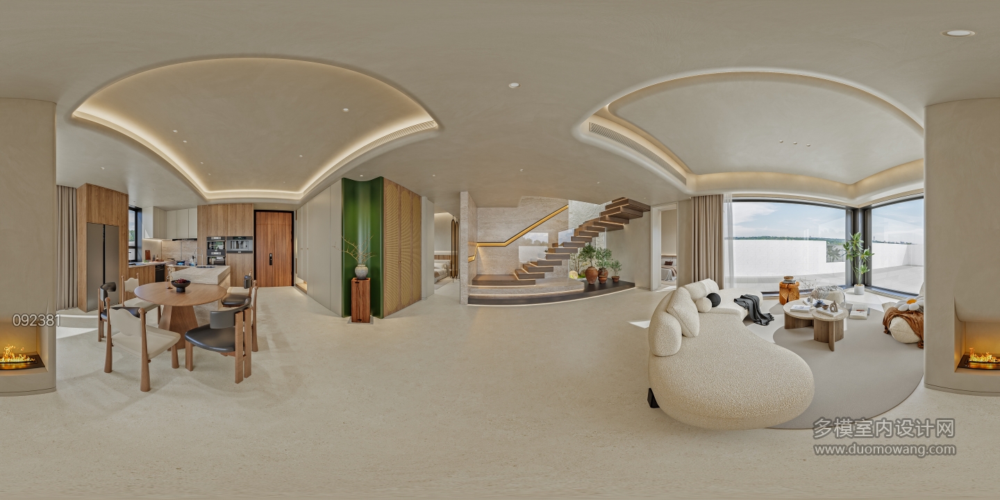 甘露山一层122_一层客厅