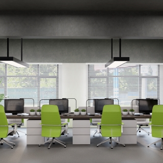 工业多人办公室