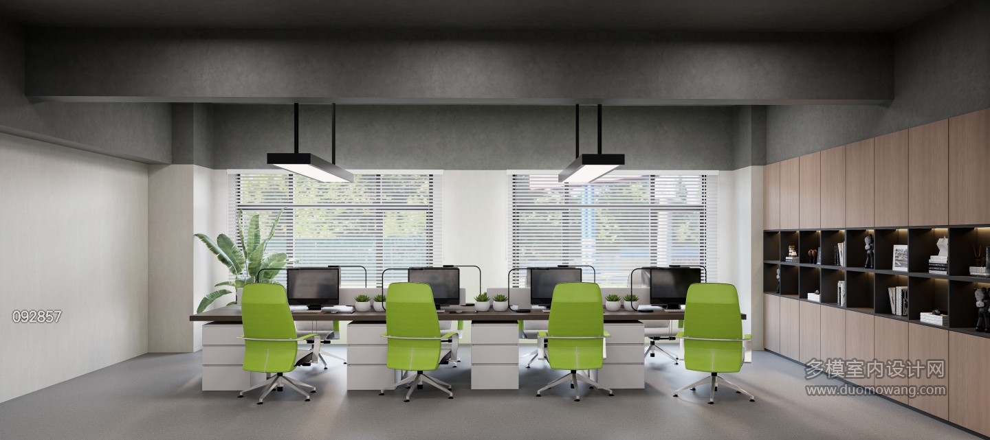 工业多人办公室