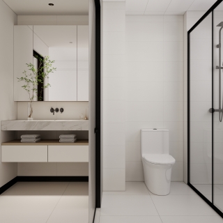 原木风 -卫生间