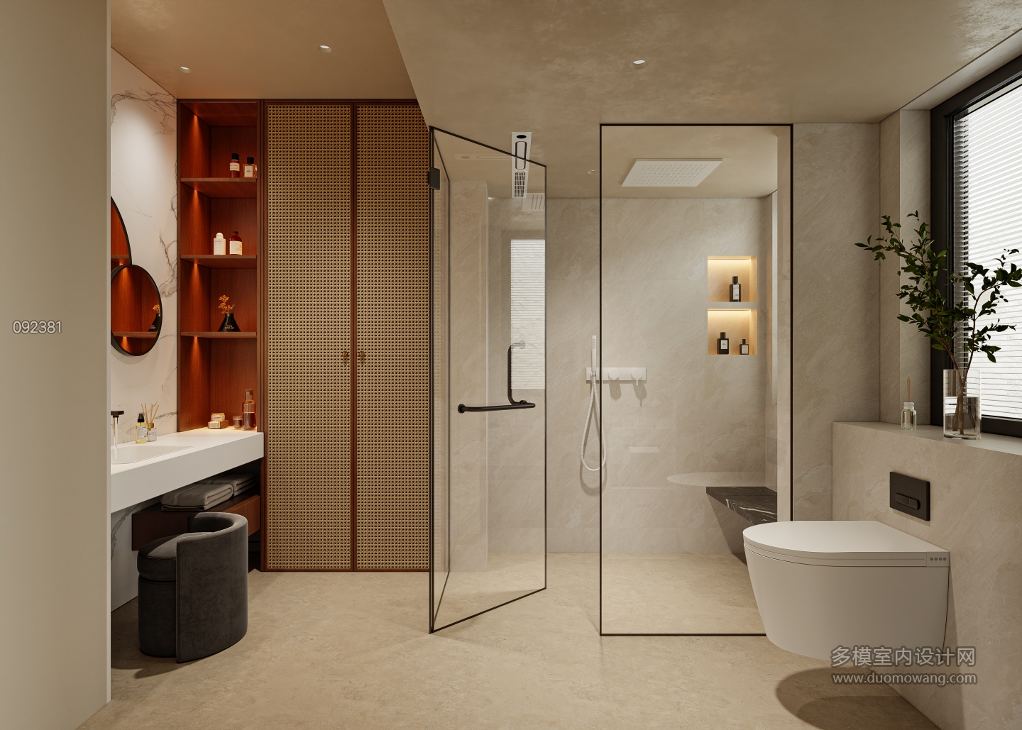 甘露山二层_二层男孩房卫生间001