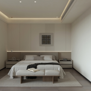 现代 卧室 单张