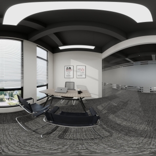 现代独立办公室一全景