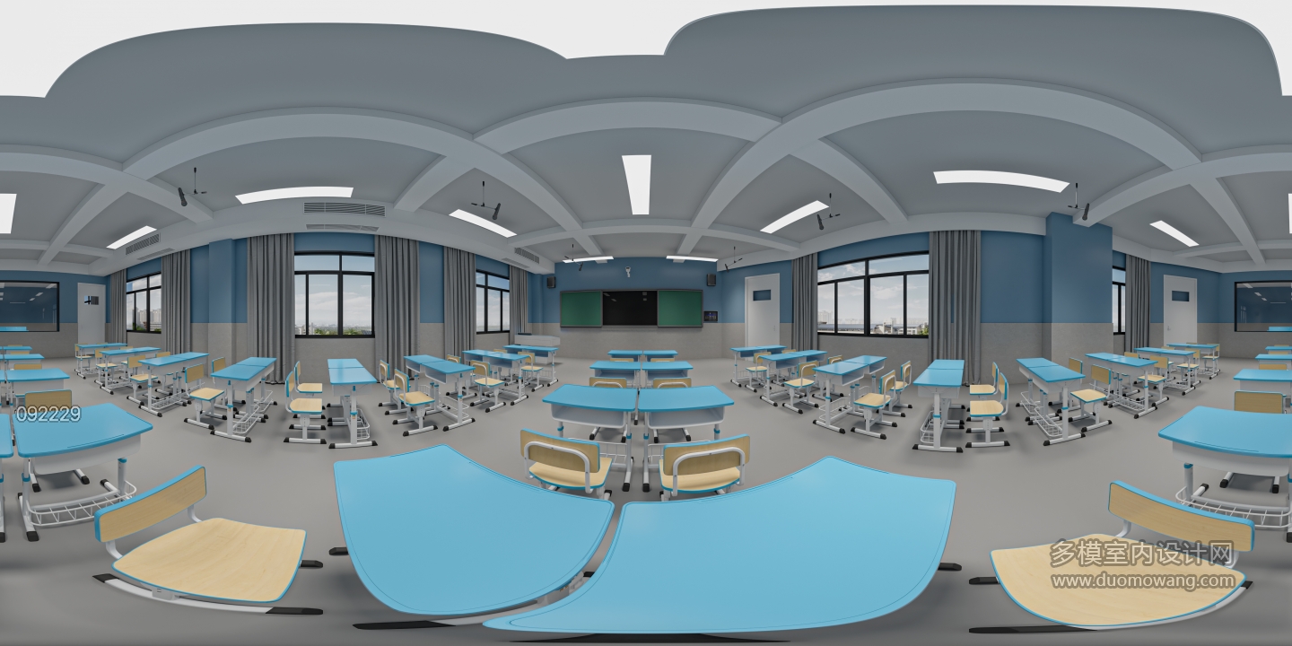 现代录播室方案一全景1