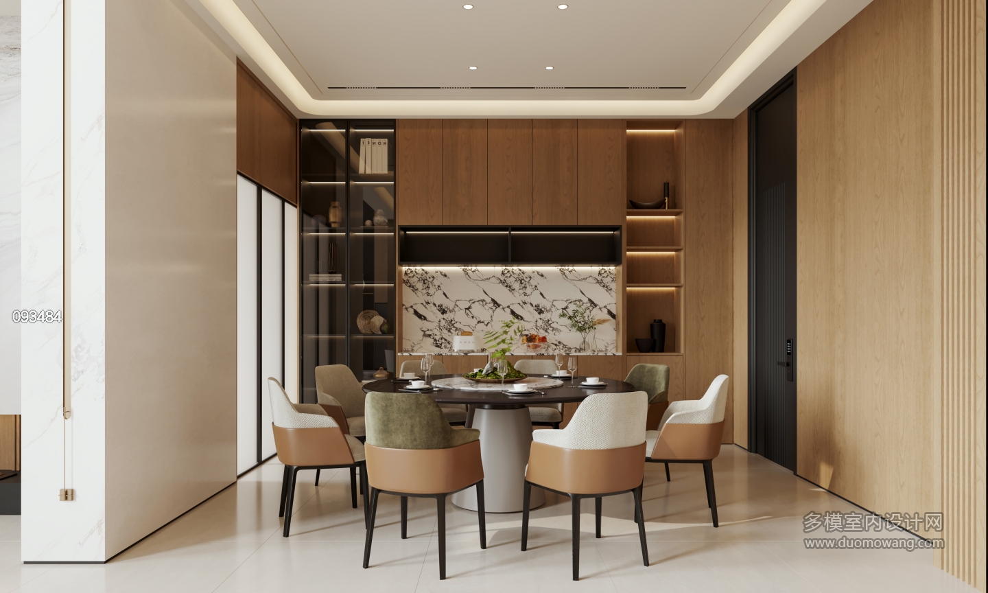 现代 餐厅 单张